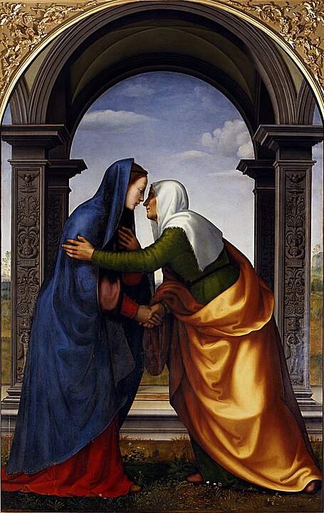 Maria si alzò e andò in&nbsp;fretta