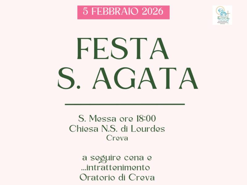 Festa di Sant’Agata – 5 febbraio&nbsp;2026